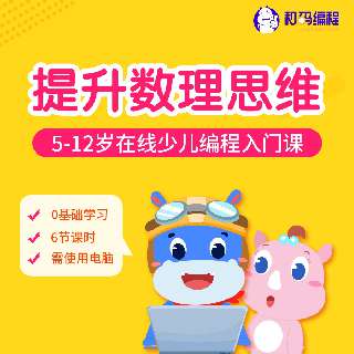 【限量300份】和码编程少儿入门课，5-12岁零基础提高数理思维，20W+家长的不二选择！